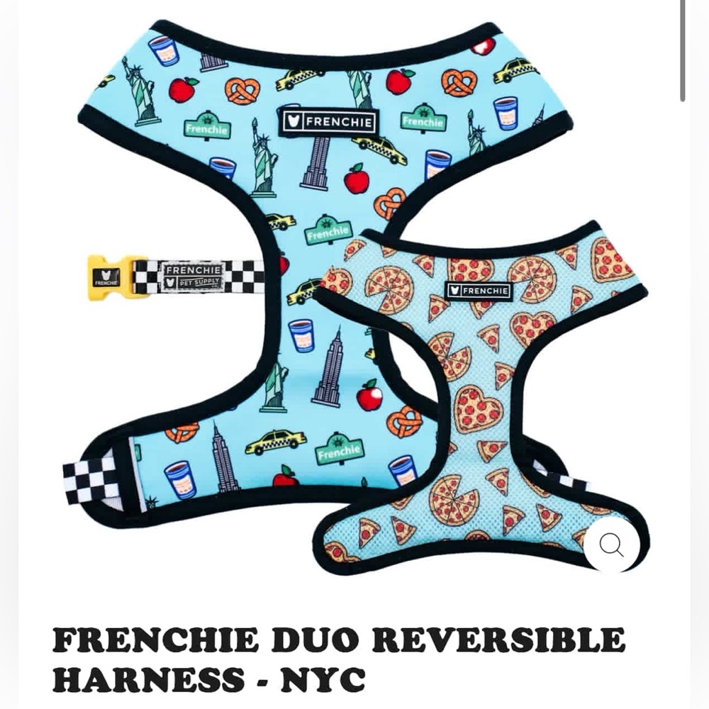 *ISO: Frenchie Duo Reversible Harness – NYC (Size Large)*
